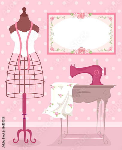 Shabby Sewing Mannequin