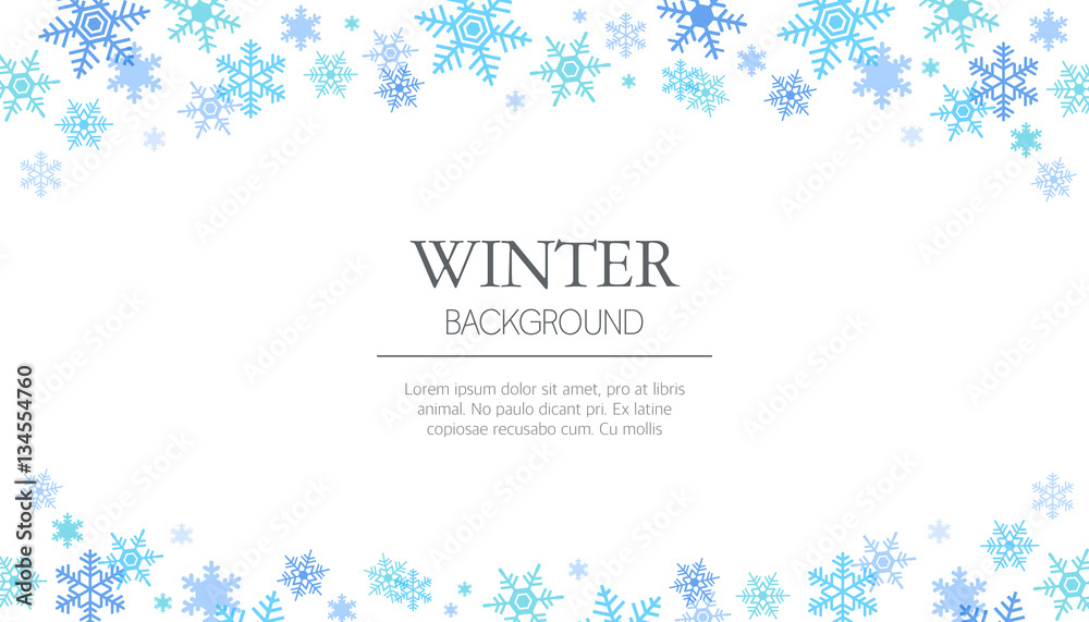 winter flat illustration winter flat illustration