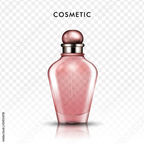 Blank glass perfume bottle
