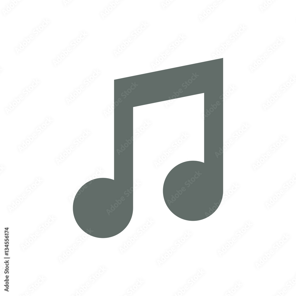 Music note symbol icon vector illustration graphic design Music note symbol icon vector illustration graphic design