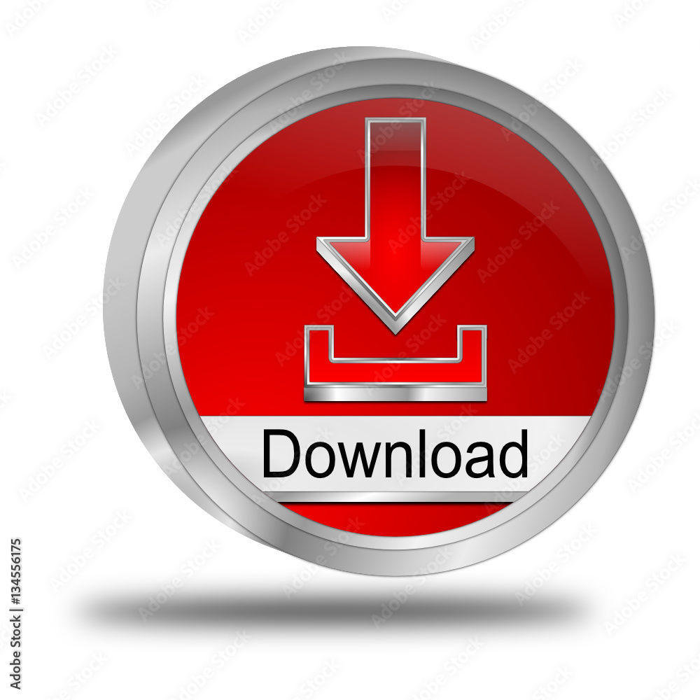 Download button - 3D illustration Download button - 3D illustration