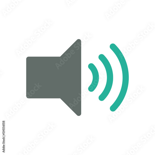 Music volume control icon vector illustration graphic design