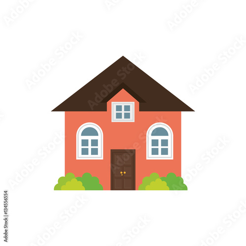 House real estate icon vector illustration graphic design