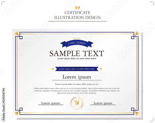 certificate illustration