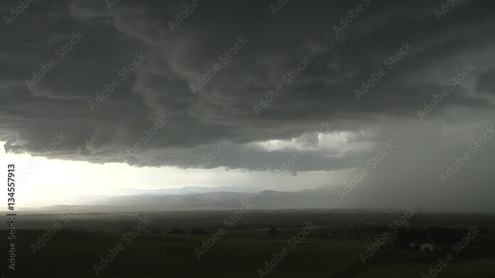 Thunderstorm Outflow and Rain Moves Across Front Range Thunderstorm Outflow and Rain Moves Across Front Range