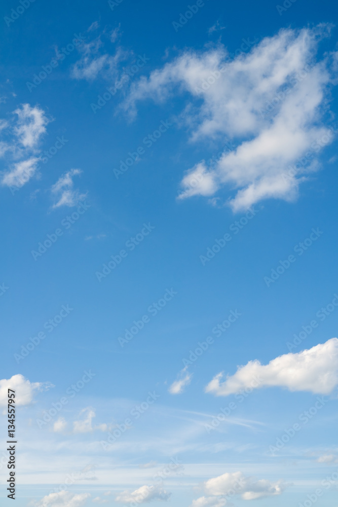 Beautiful coudscape over horizon. White clouds in blue sky. Beautiful coudscape over horizon. White clouds in blue sky.
