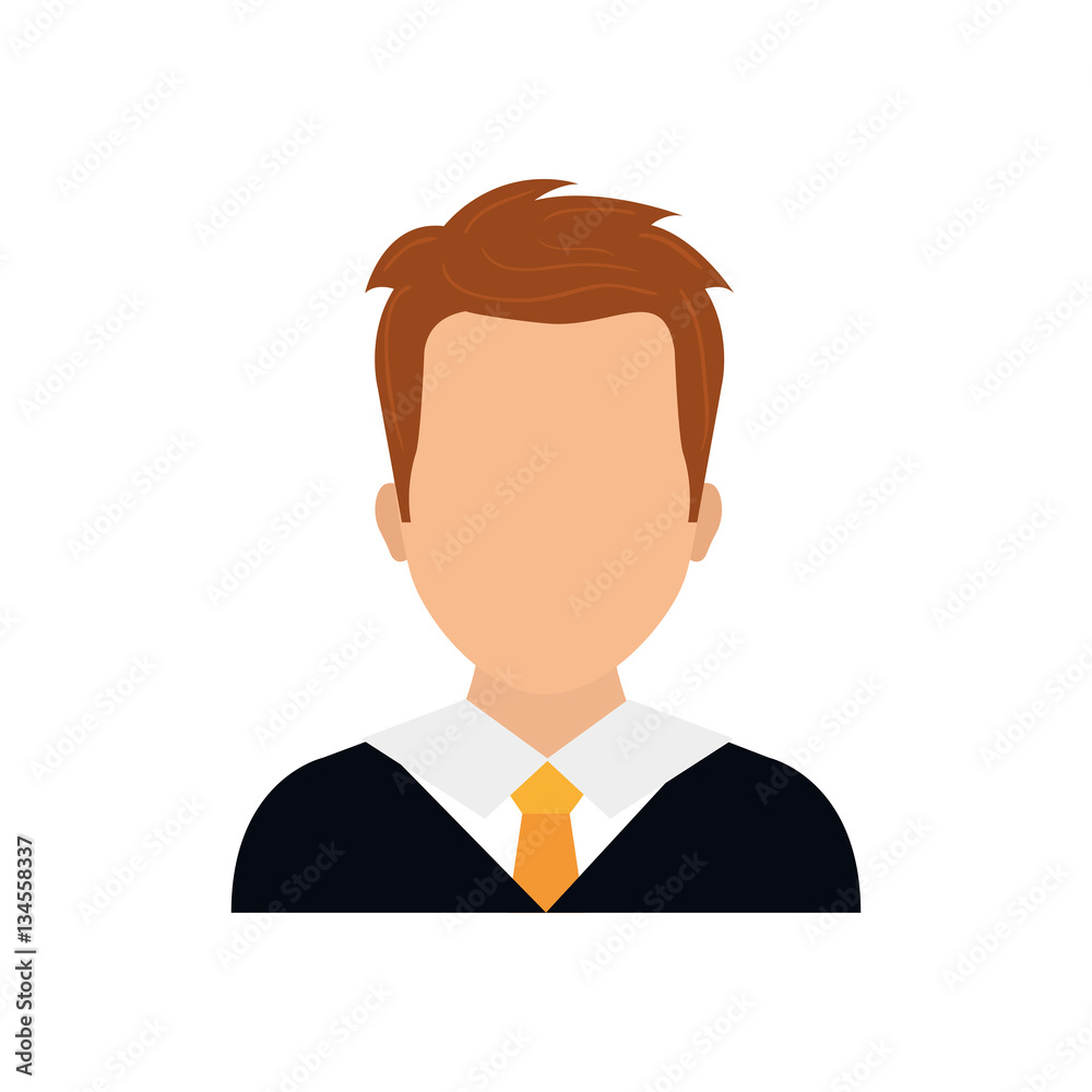 Businessman executive profile icon vector illustration graphic design Businessman executive profile icon vector illustration graphic design