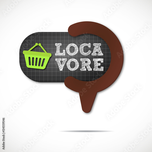 épingle bouton web : locavore