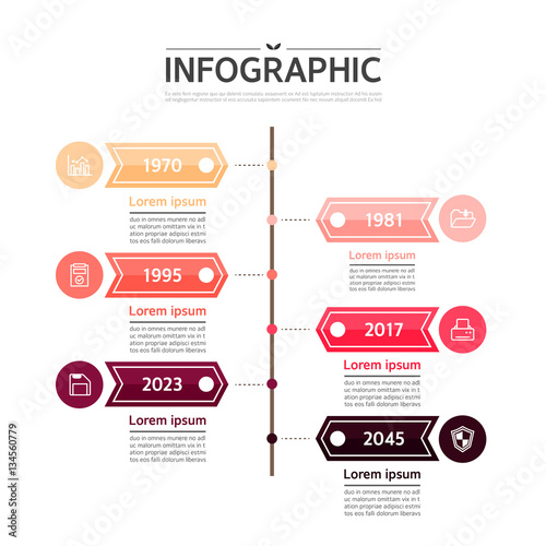 Business Info graphic Design