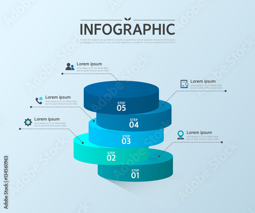Business Info graphic Design photo