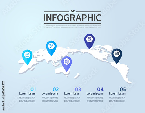 Business Info graphic Design
