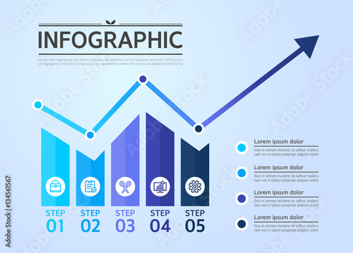 Business Info graphic Design