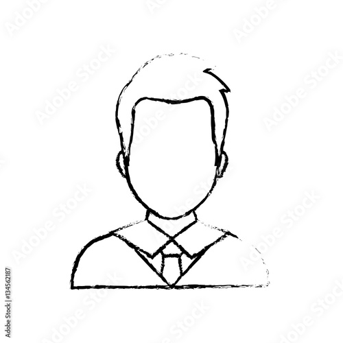 Wallpaper Mural Businessman executive profile icon vector illustration graphic design Torontodigital.ca
