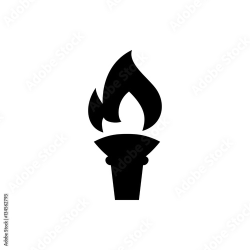 torch icon illustration