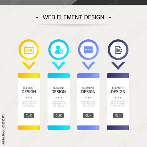 Business Info Graphic Illustration