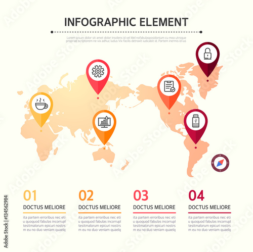 Business Info Graphic Illustration