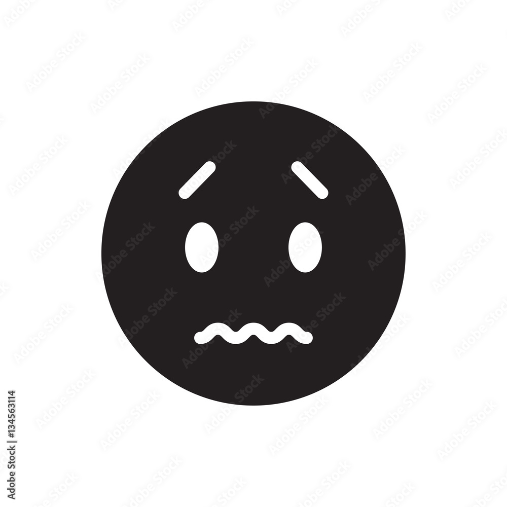 sad emoticon icon illustration sad emoticon icon illustration