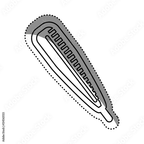 Glucometer medical device icon vector illustration graphic design