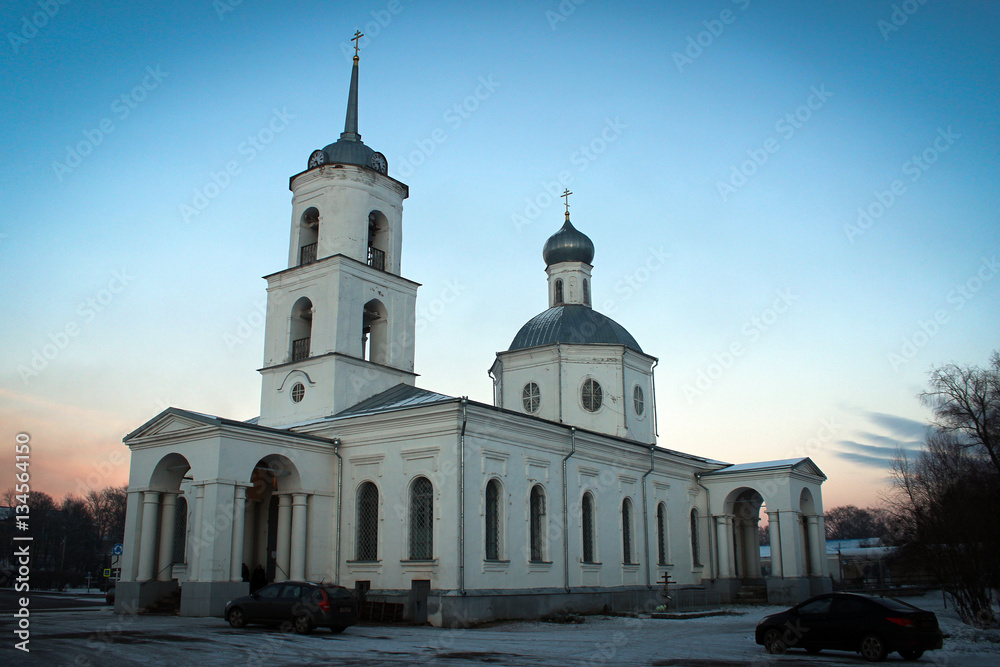 Троицкий собор в городе Остров, Псковская область, Россия