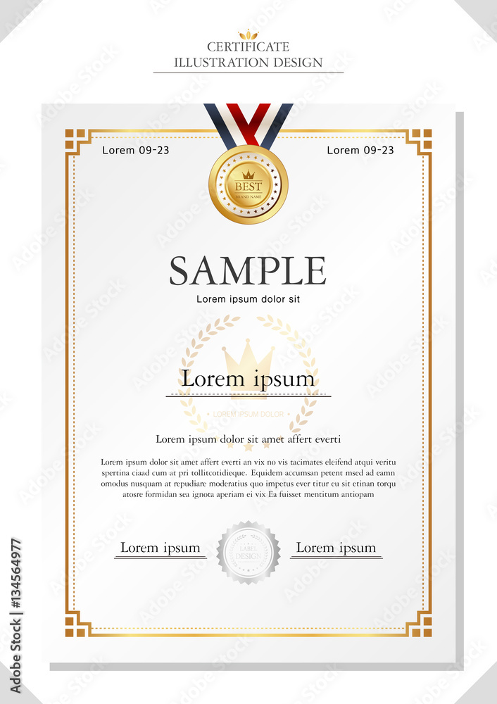 certificate illustration