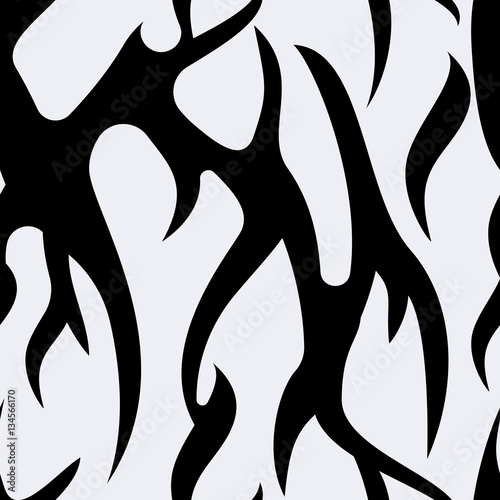 Seamless pattern texture of zebra