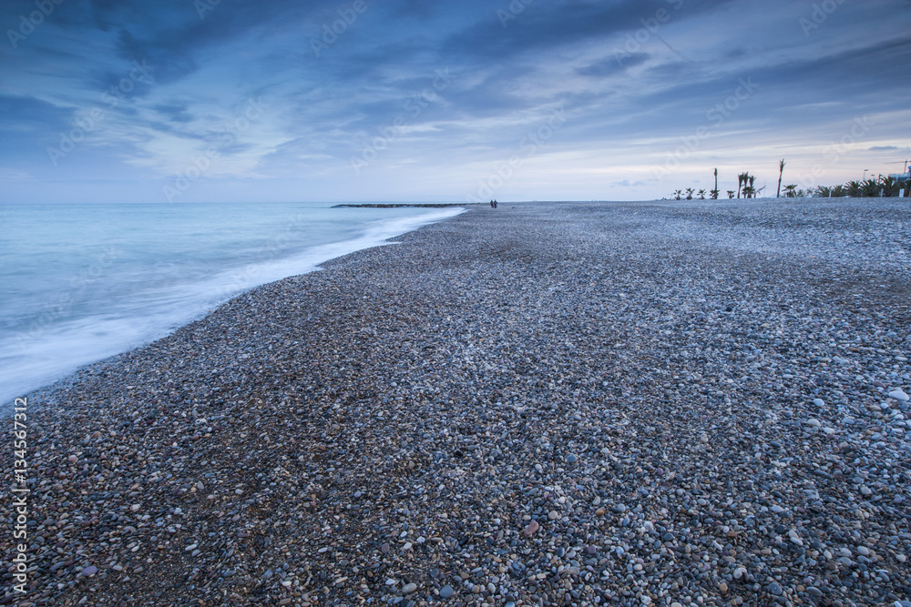 Obraz premium Playa de piedras