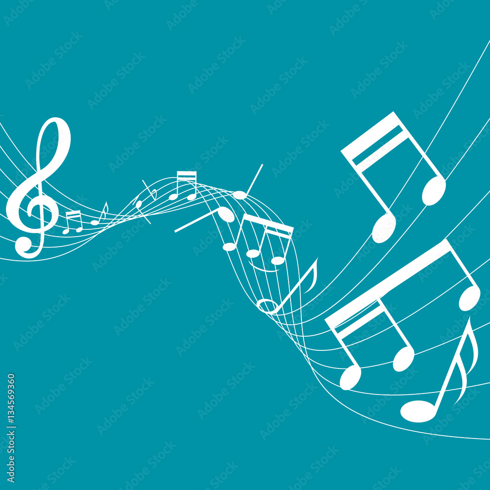 partition de musique,note de musique Stock Vector Adobe Stock