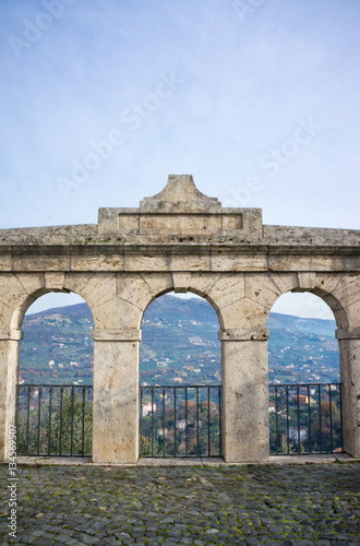 View from medieval town of Anagni (Frosinone, Lazio, Italy) -