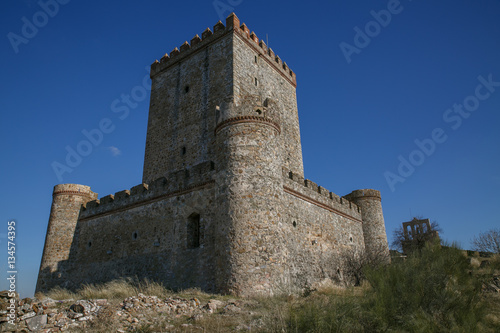 Castle of Nogales, Extremadura, Spain