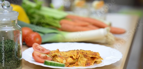 Quadro su tela Lasagne Selbstgemacht mit gesunden Zutaten