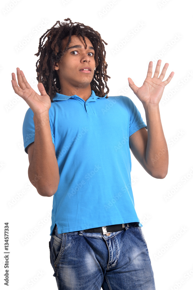 young man making facial expression young man making facial expression