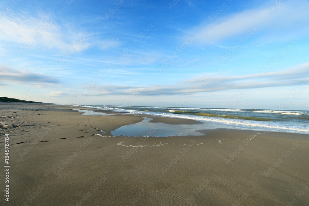 Obraz premium beach of the Touquet, pas de Calais, hauts de France , FRANCE