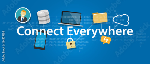 connect everywhere anywhere working mobile