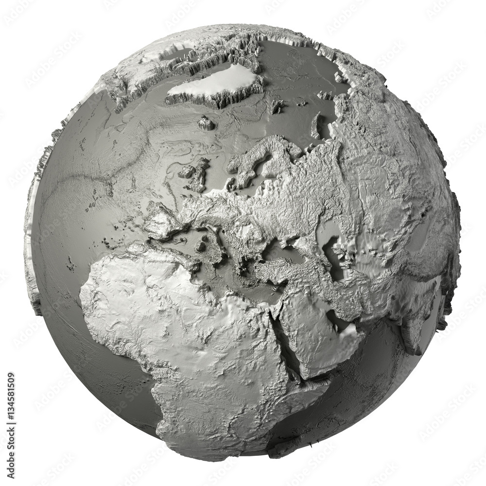 Naklejka premium 3D Globe Europe