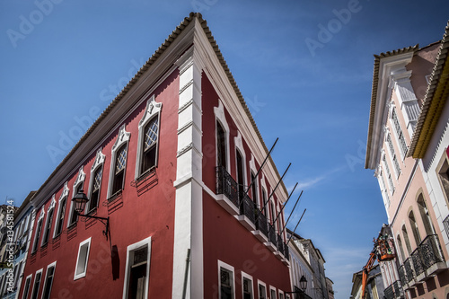 Colonial portuguese architecture in Pelourinho