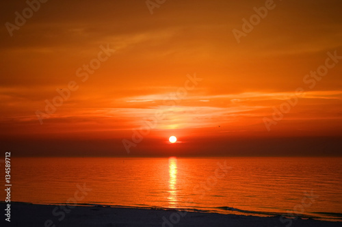 Sunset at Baltic Sea Poland
