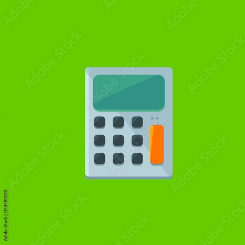 calculator icon flat disign