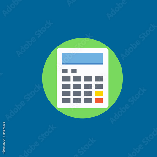 calculator icon flat disign