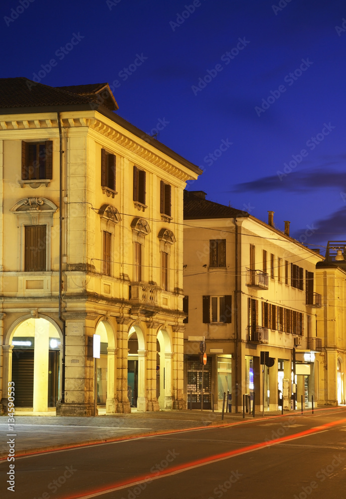 Old town in Mogliano Veneto. Italia