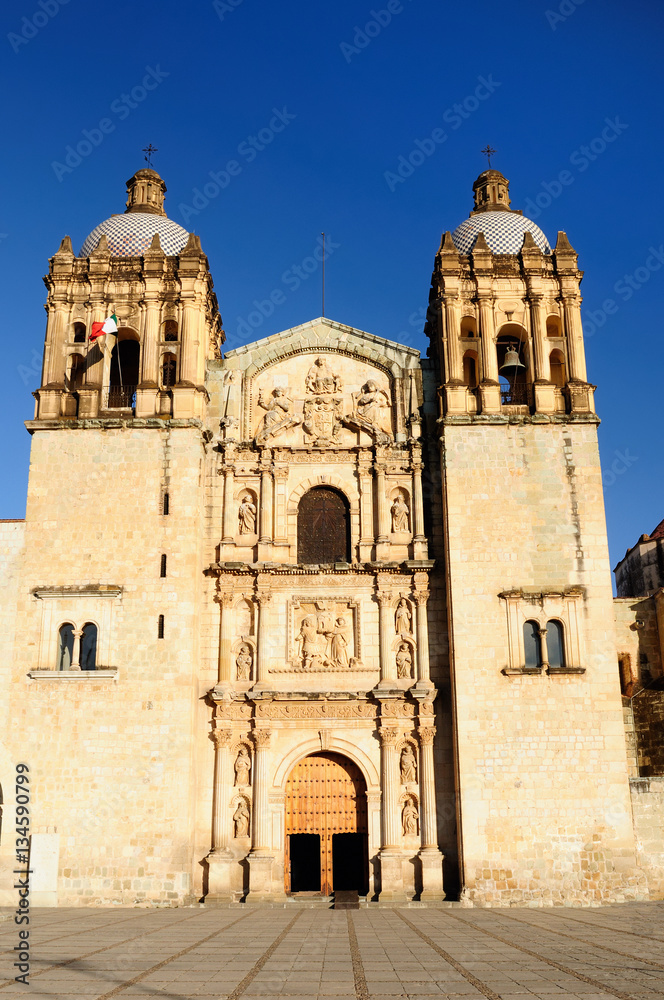 Oaxaca church in Mexico