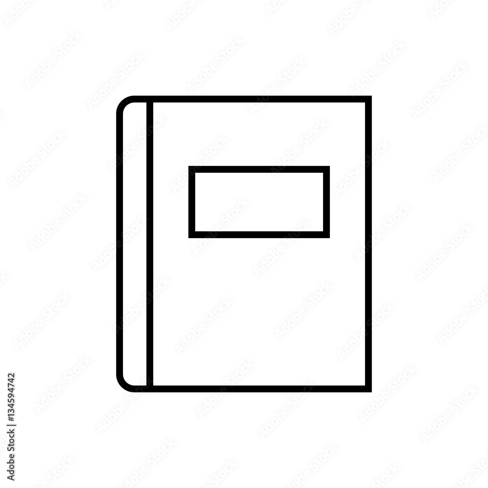 Notebook isolated on white background. Black notepad. Notebook isolated on white background. Black notepad.