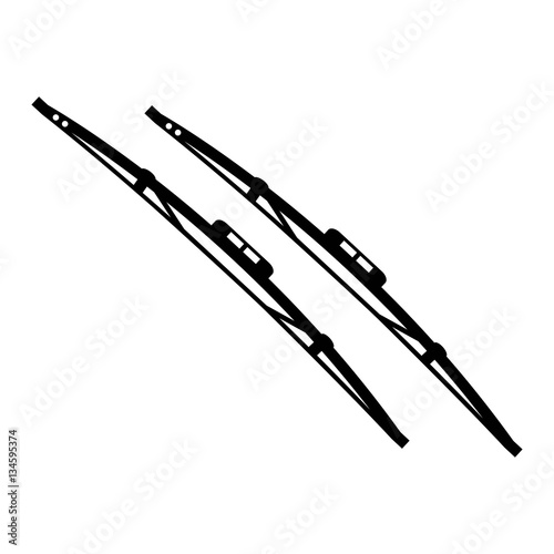 car brush icon vector