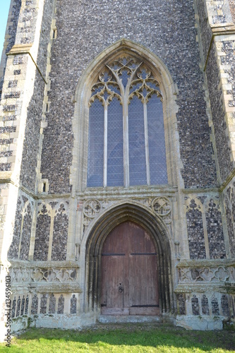 church door and window exterior 