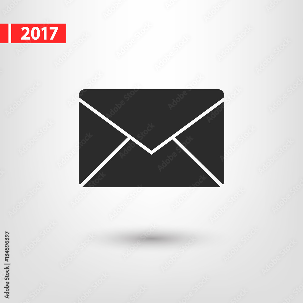 Envelope Mail icon, vector illustration. Flat design style Envelope Mail icon, vector illustration. Flat design style