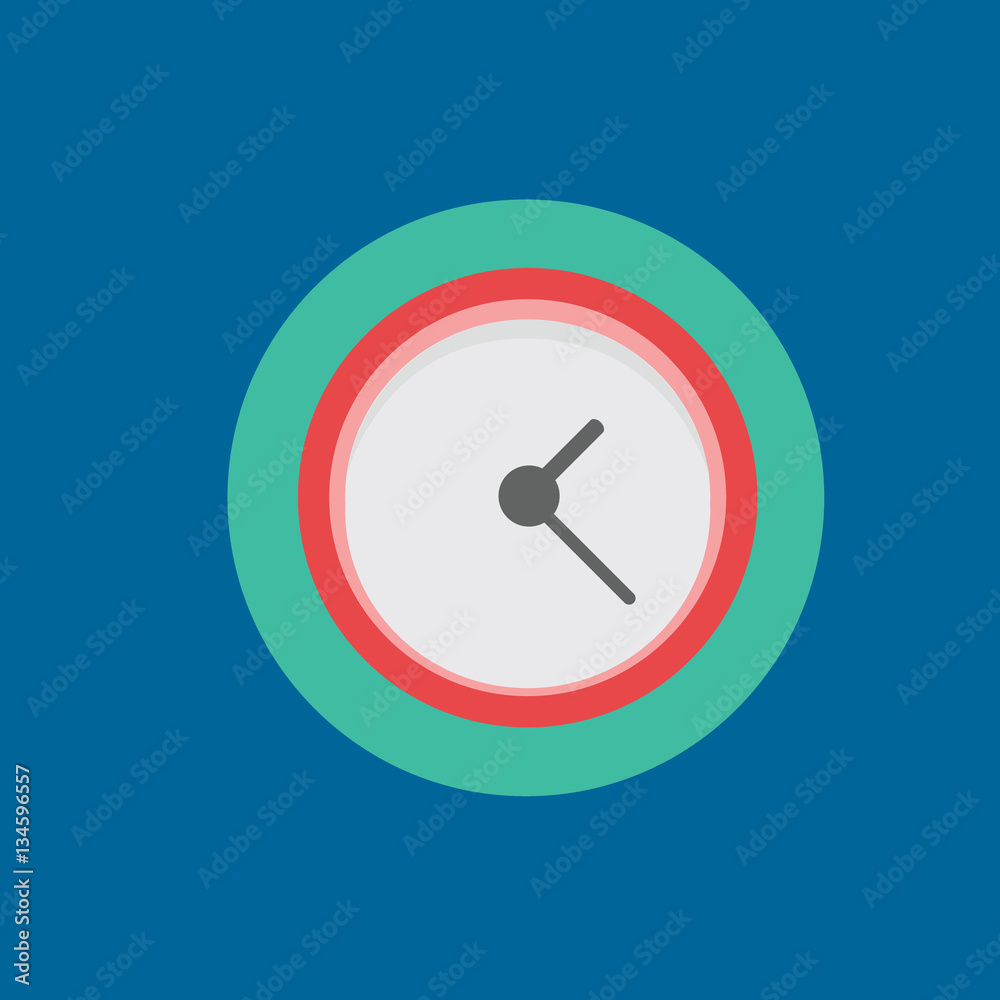 clock icon flat disign clock icon flat disign