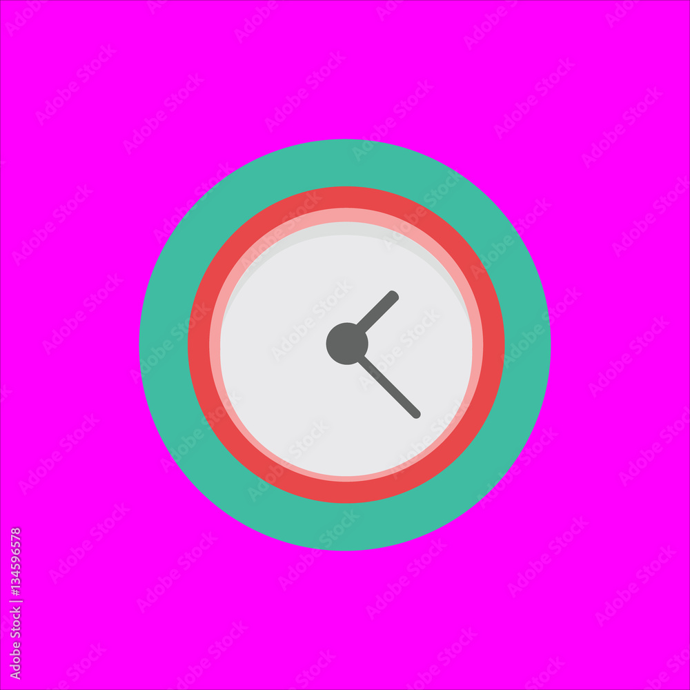 clock icon flat disign clock icon flat disign