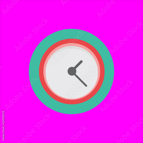 Free Download clock icon flat disign - GFXLoad