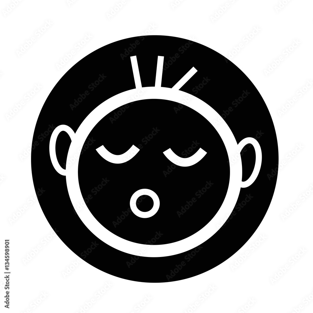 Fototapeta premium happy kid icon