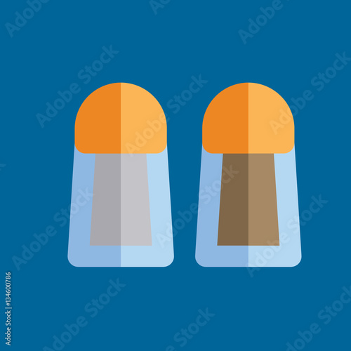 salt and pepper icon flat disign photo