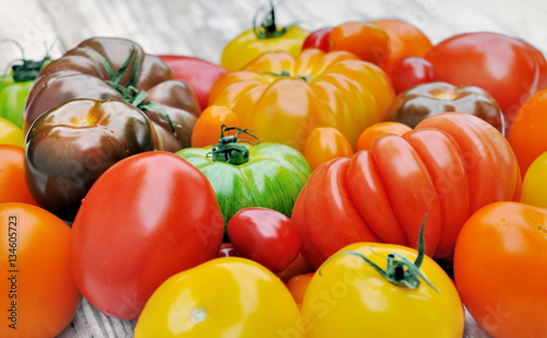 différentes variétés de tomates 